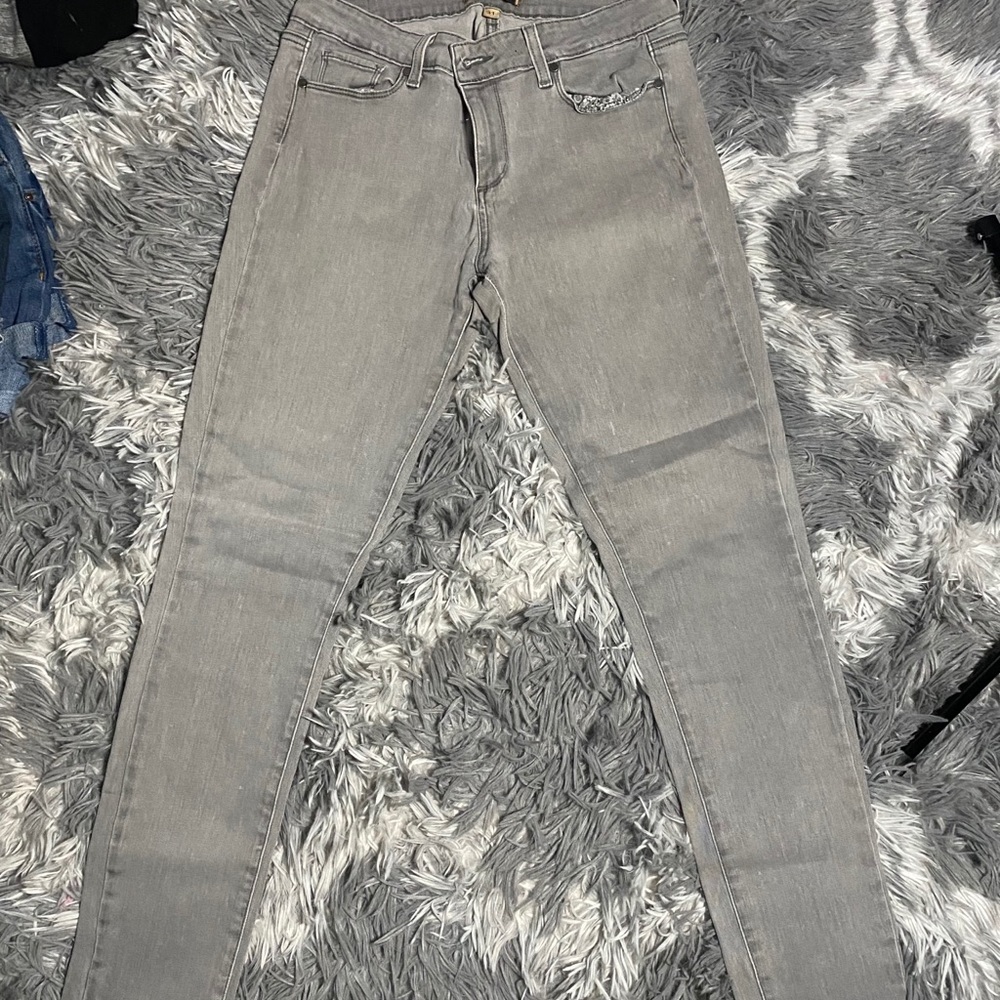 Grey Denim Jeans